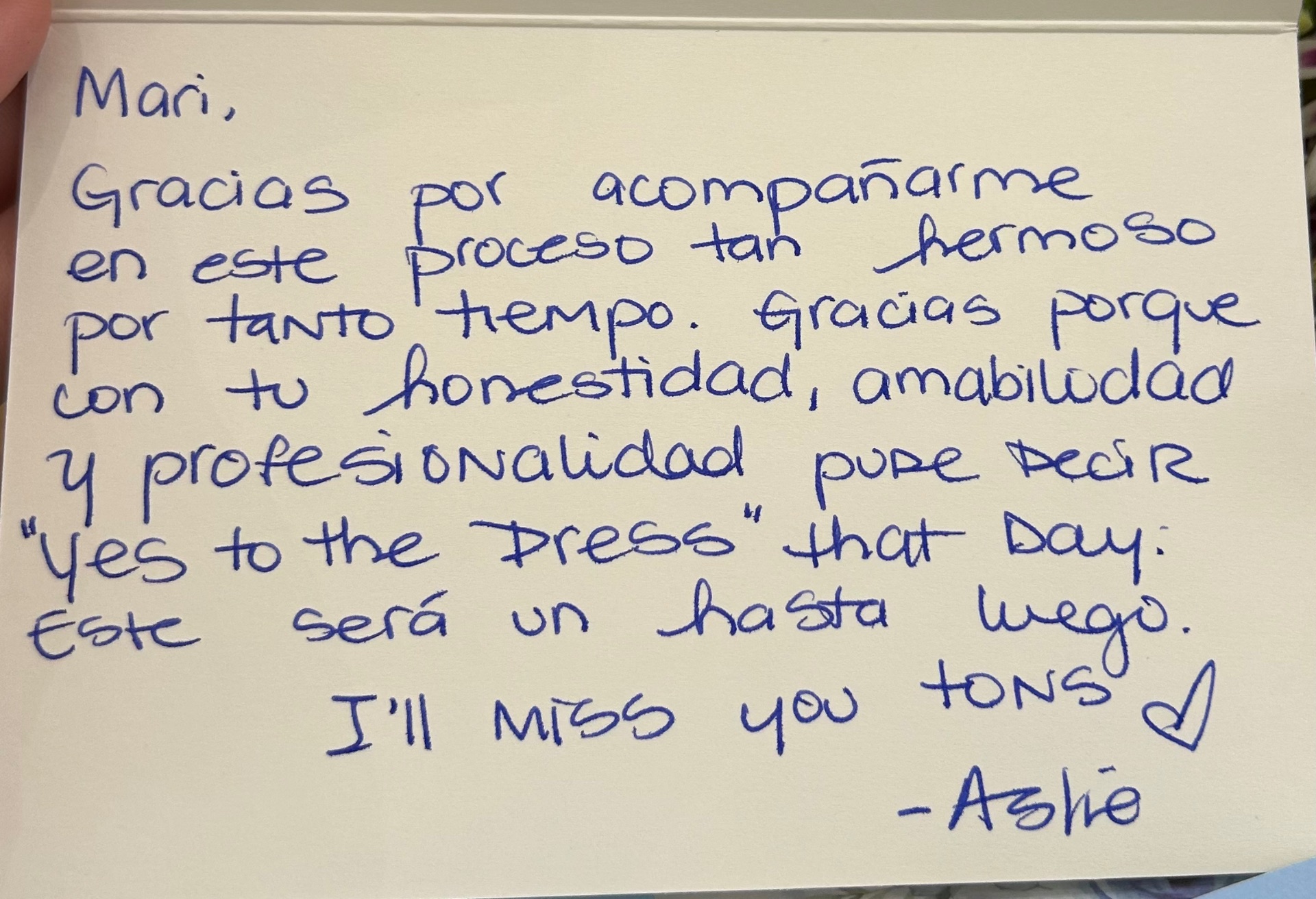 Testimonio de novia 6