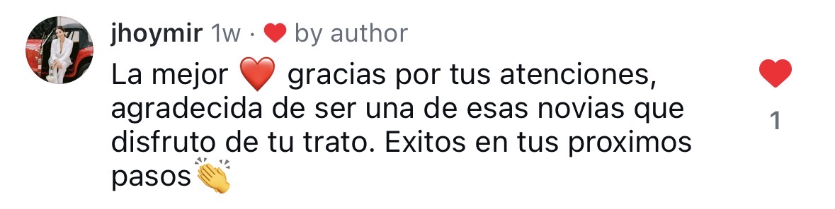 Testimonio de novia 4