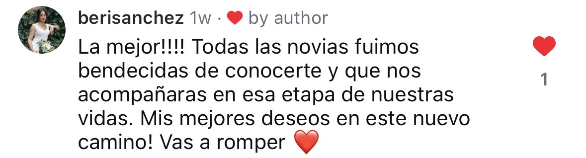 Testimonio de novia 8